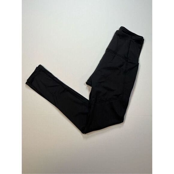 Thinx High Waisted Black Period Leggings w Pockets Moderate Absorbency Size XS - Picture 9 of 13